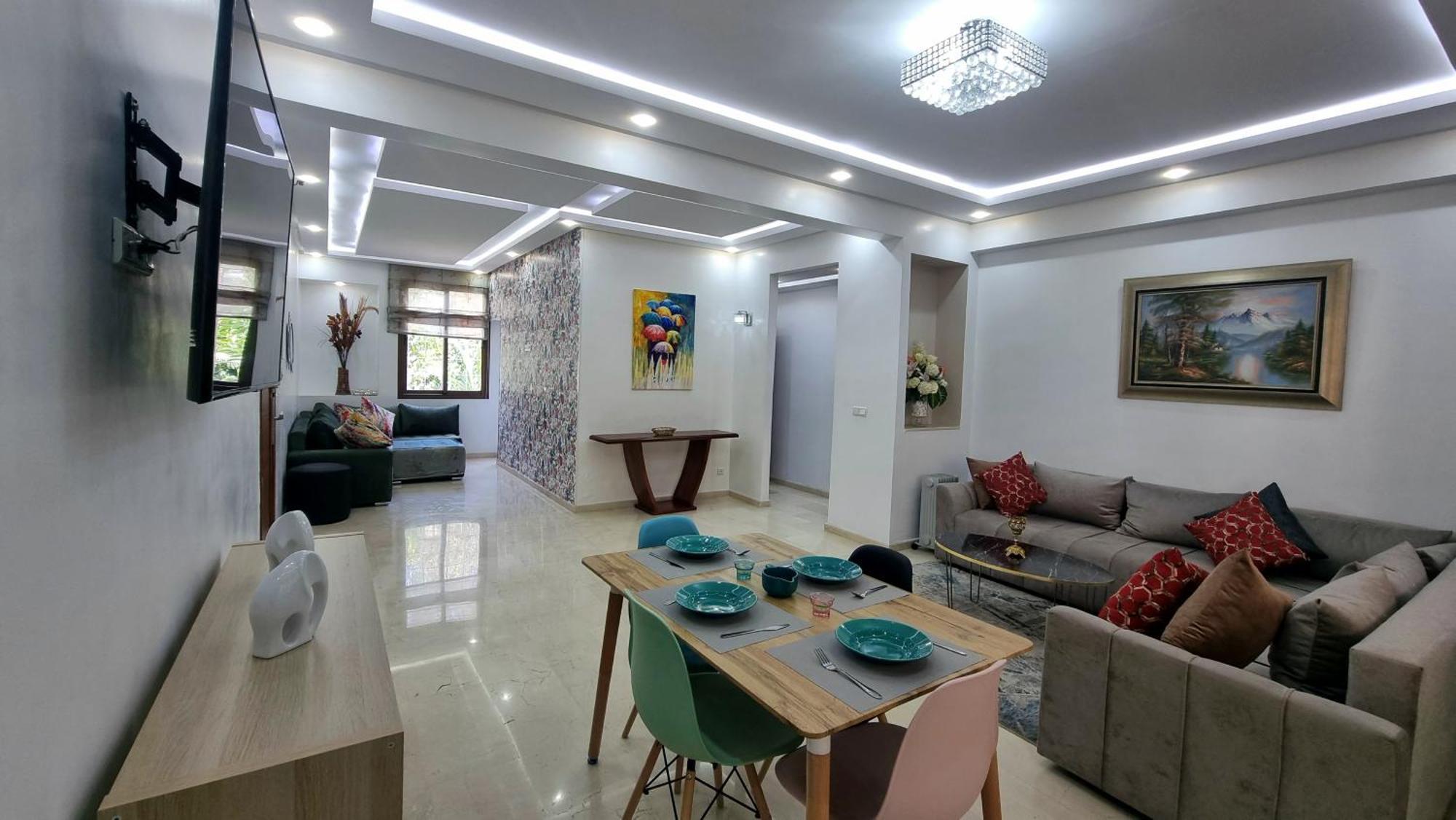 Luxury Family House With Garden View Casablanca 아파트 외부 사진